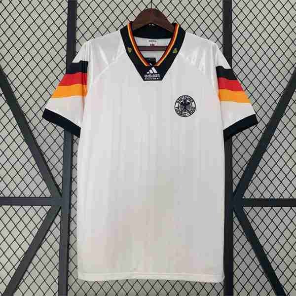 Tailandia Camiseta Alemania 1ª Retro 1992 Tailandia Equipacion Alemania Primera Retro 1992