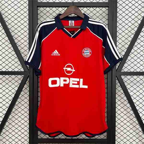 Tailandia Camiseta Bayern Munich 1ª Retro 2000-2001 Tailandia Equipacion Bayern Munich Primera Retro 2000 2001