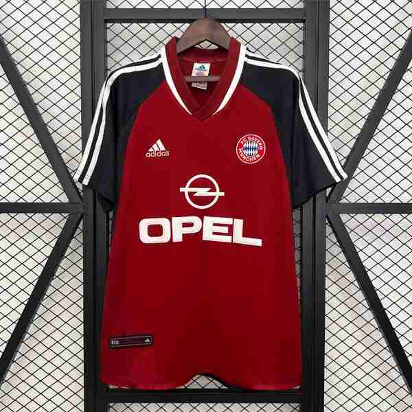 Tailandia Camiseta Bayern Munich 1ª Retro 2001-2002 Tailandia Equipacion Bayern Munich Primera Retro 2001 2002