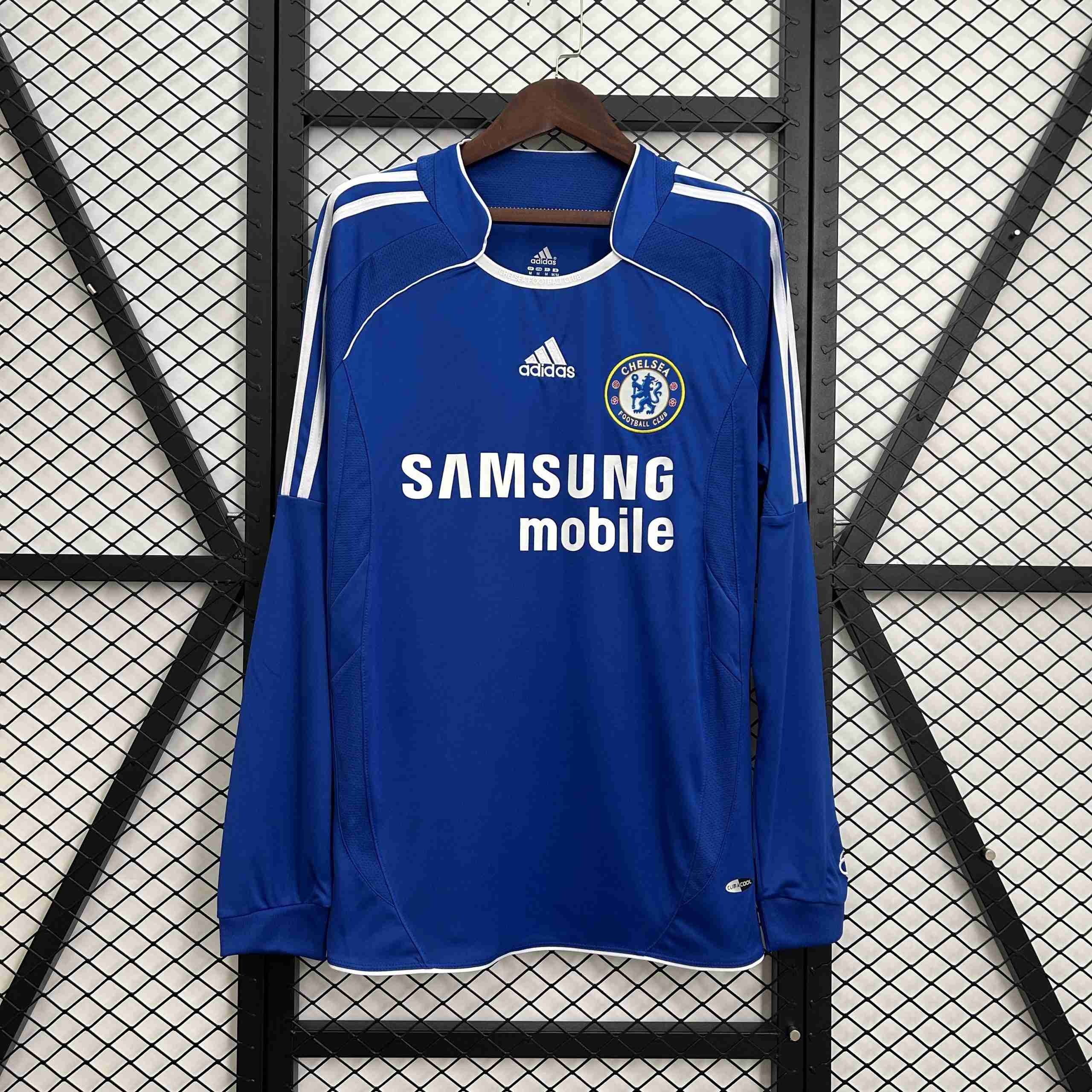 Camiseta Chelsea 1ª Retro ML 2006-2007 Tailandia Equipacion Chelsea Primera Manga Larga Retro 2006 2007