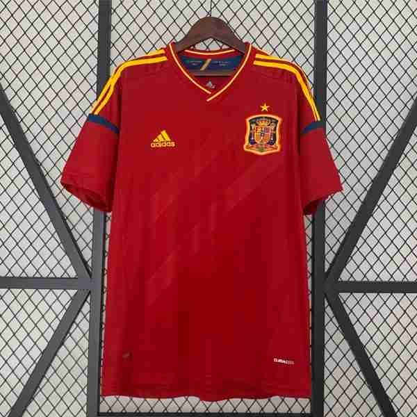 Tailandia Camiseta España 1ª Retro 2012 Tailandia Equipacion España Primera Retro 2012