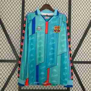 Tailandia Equipacion FC Barcelona Segunda Manga Larga Retro 1996 1997