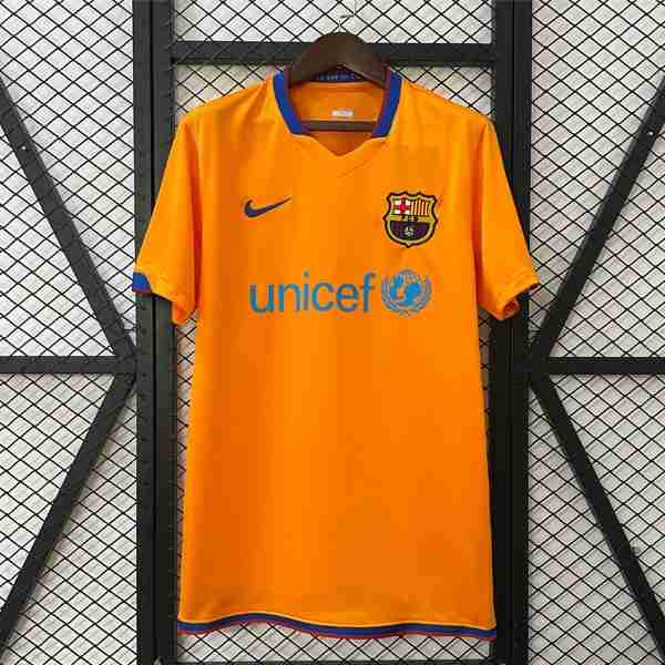 Tailandia Camiseta Barcelona 2ª Retro 2006-2007 Tailandia Equipacion FC Barcelona Segunda Retro 2006 2007