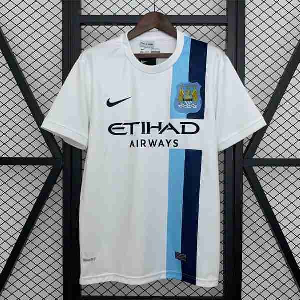 Tailandia Camiseta Manchester City 3ª Retro 2013-2014 Tailandia Equipacion Manchester City Tercera Retro 2013 2014