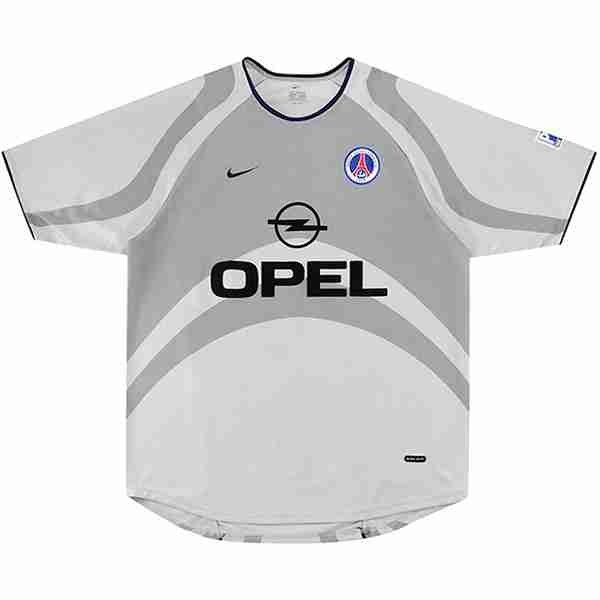 Tailandia Camiseta Paris Saint Germain 2ª Retro 2001 Gris Tailandia Equipacion Paris Saint Germain Segunda Retro 2001 Gris