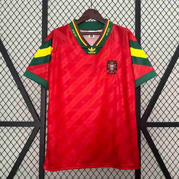 Tailandia Camiseta Portugal 1ª Retro 1992 1994 Tailandia Equipacion Portugal Primera Retro 1992 1994