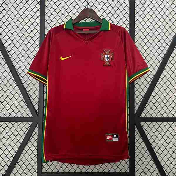 Tailandia Camiseta Portugal 1ª Retro 1997 1998 Tailandia Equipacion Portugal Primera Retro 1997 1998
