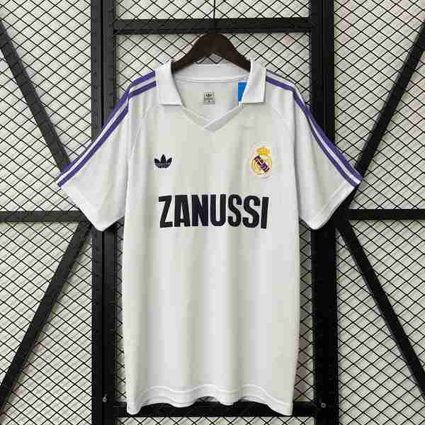 Tailandia Camiseta Real Madrid 1ª Retro 1984-1985 Tailandia Equipacion Real Madrid Primera Retro 1984 1985