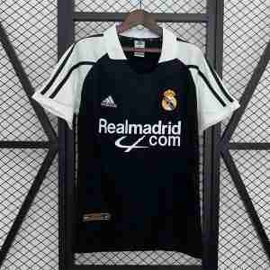 Tailandia Equipacion Real Madrid Segunda Retro 2001 2002