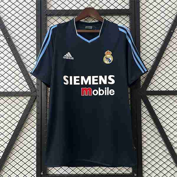 Tailandia Camiseta Real Madrid 2ª Retro 2003-2004 Tailandia Equipacion Real Madrid Segunda Retro 2003 2004