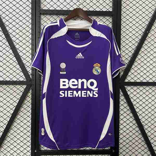 Tailandia Camiseta Real Madrid 3ª Retro 2006 2007 Tailandia Equipacion Real Madrid Tercera Retro 2006 2007