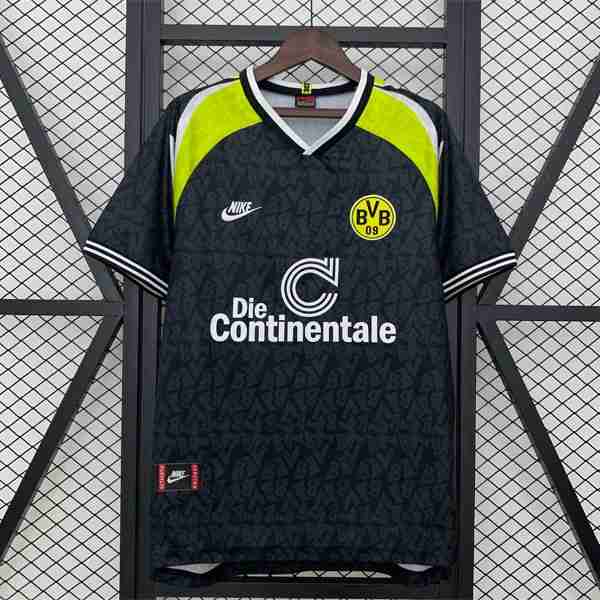 Tailandia Camiseta Dortmund 2ª Retro 1995-1996 Thailandia Equipacion Borussia Dortmund Primera Retro 1995 1996