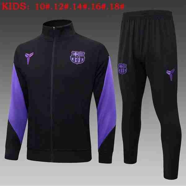 Ninos Chandal Barcelona 2025-2026 Negro 5 Chandal Niños FC Barcelona 2025 2026 Negro