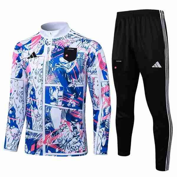Sudadera De Training Japón 2025-2026 Azul Blanco 5 Sudadera Entrenamiento Japón 2025 2026 Azul Blanco