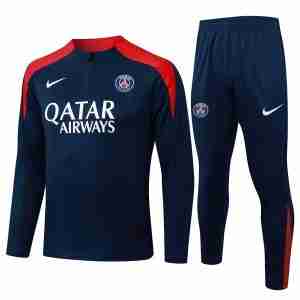 Sudadera Entrenamiento Paris Saint Germain 2025 2026 Azul Rojo