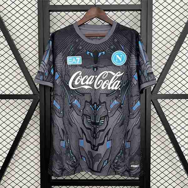 Tailandia Camiseta Napoli training 2025-2026 Gris Tailandia Equipacion Napoli Entrenamiento 2025 26 Gris