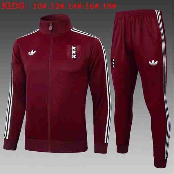 Ninos Chandal Ajax 2025-2026 Rojo 5 Chandal Niños Ajax De Ámsterdam 2025 2026 Rojo
