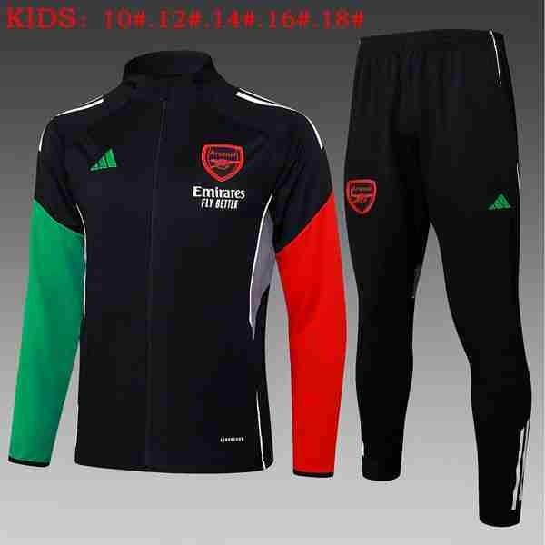 Ninos Chandal Arsenal 2025-2026 Negro 5 Chandal Niños Arsenal 2025 2026 Negro