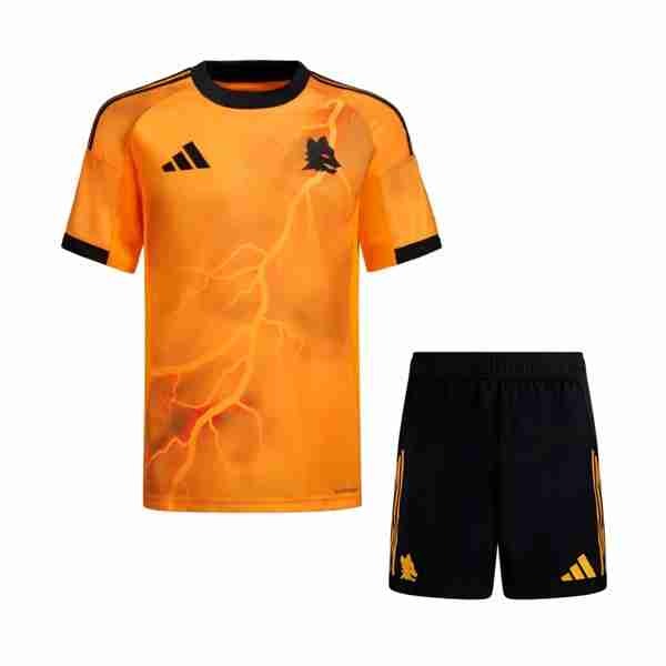 Camiseta AS Roma 2ª Niño 2025-2026 Equipacion AS Roma Conjunto Niño Segunda 2025 2026