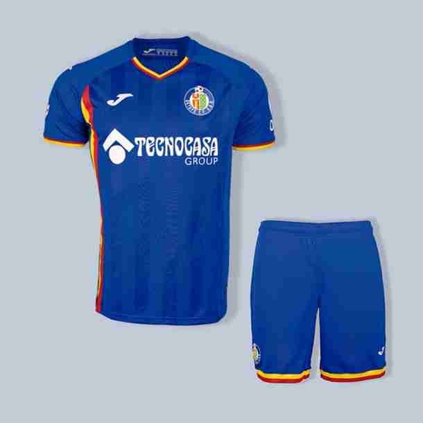 Camiseta Getafe 1ª Niño 2025-2026 Equipacion Getafe Conjunto Niño Primera 2025 2026