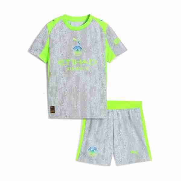 Camiseta Manchester City 3ª Niño 2025-2026 Equipacion Manchester City Conjunto Niño Tercera 2025 2026