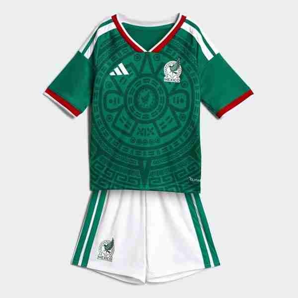 Camiseta México 1ª Niño 2026 Equipacion México Conjunto Niño Primera 2025 2026
