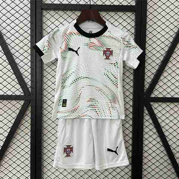Camiseta Portugal 2ª Niño 2025 Equipacion Portugal Conjunto Niño Segunda 2025 2026