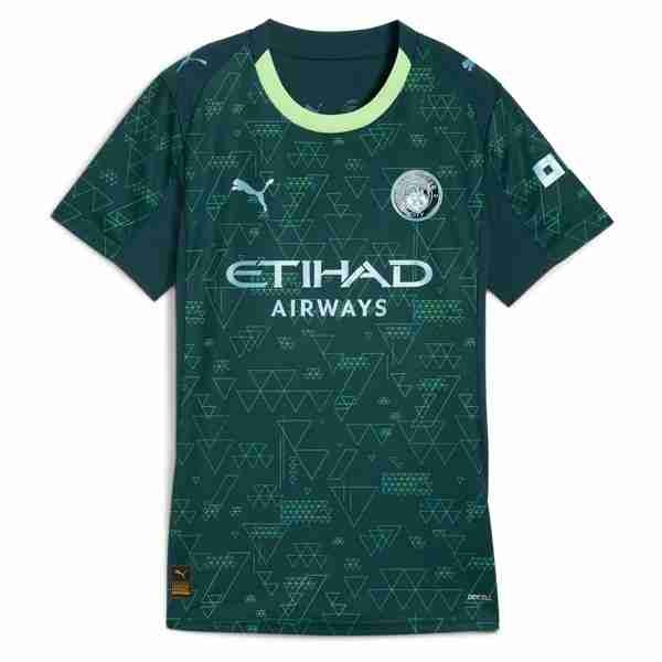 Camiseta Manchester City EA SPORTS Mujer 2025-2026 Tailandia Equipacion Manchester City Mujer Cuarta 2025 2026