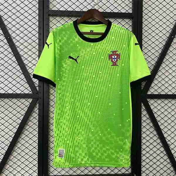 Tailandia Camiseta Portugal Portero 2025 Verde Tailandia Equipacion Portugal Portero 2025 2026 Verde