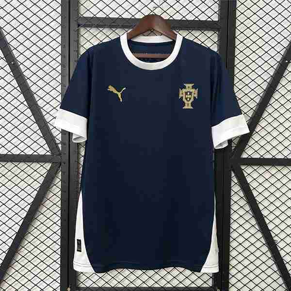 Tailandia Camiseta Portugal Pre-Match 2025 Azul Tailandia Equipacion Portugal Pre-Match 2025 2026 Azul