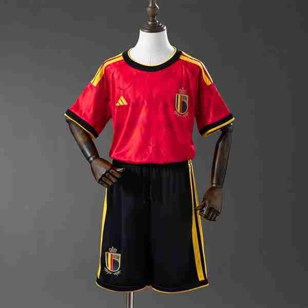 Camiseta Bélgica 1ª Niño 2026 Equipacion Belgica Conjunto Niños Primera 2026