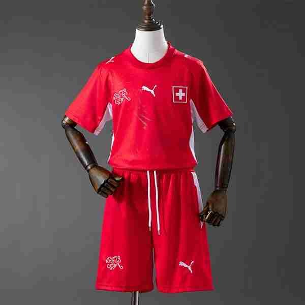 Camiseta Suiza 1ª Niño 2026 Equipacion Suiza Conjunto Niños Primera 2026