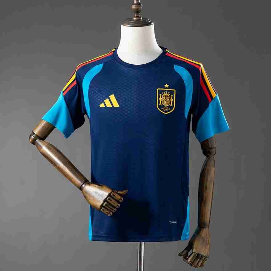 Tailandia Camiseta España Training 2026 Azul 2 Tailandia Equipacion España Entrenamiento 2026