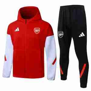 Chandal Con Capucha Arsenal 2026 2027 Rojo