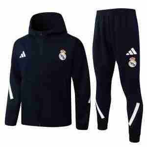 Chandal Con Capucha Real Madrid 2026 27 Azul