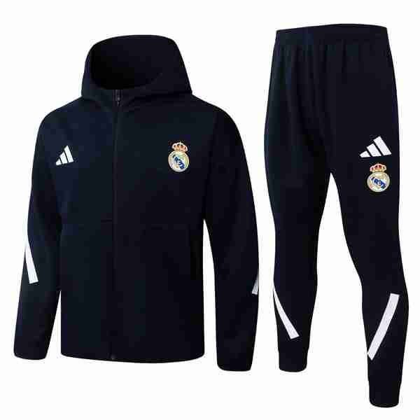 Chandal Con Capucha Real Madrid 2026-2027 Azul 2 Chandal Con Capucha Real Madrid 2026 27 Azul