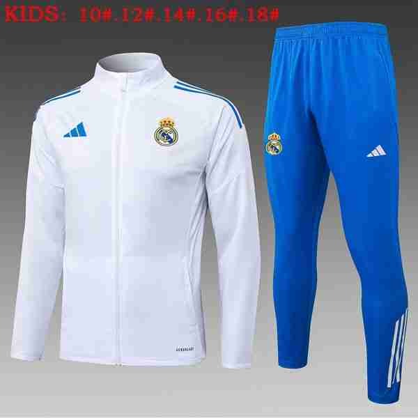 Ninos Chandal Real Madrid 2026-2027 Blanco Chandal Niños Real Madrid 2026 2027 Blanco