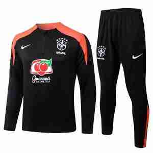 Sudadera Entrenamiento Brasil 2026 2027 Negro