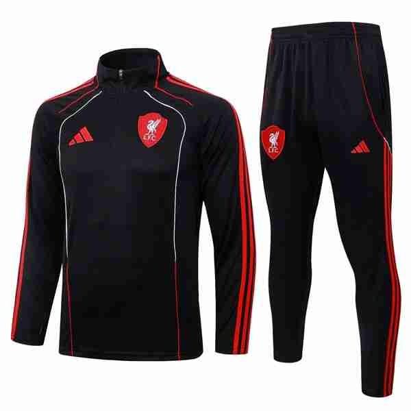 Sudadera De Training Liverpool 2026-2027 Negro Sudadera Entrenamiento Liverpool 2026 2027 Negro