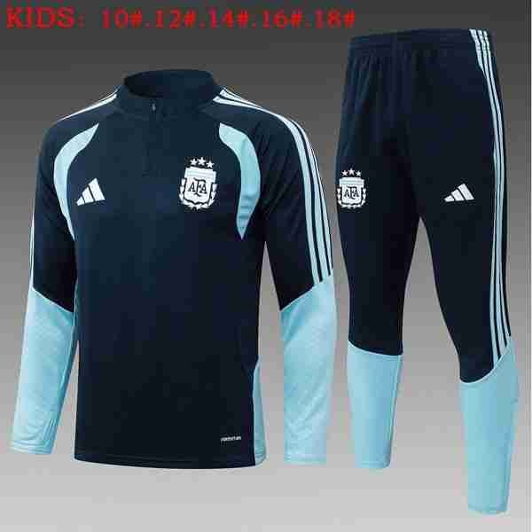 Ninos Sudadera De Training Argentina 2026-2027 Azul Sudadera Entrenamiento Niños Argentina 2026 2027 Azul