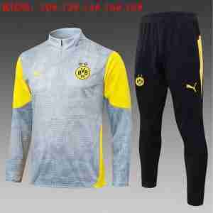 Sudadera Entrenamiento Niños Borussia Dortmund 2026 2027 Gris
