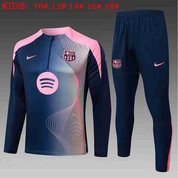Ninos Sudadera De Training Barcelona 2026-2027 Azul Sudadera Entrenamiento Niños FC Barcelona 2026 2027 Azul