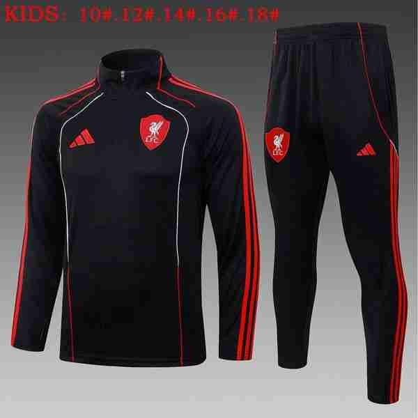 Ninos Sudadera De Training Liverpool 2026-2027 Negro Sudadera Entrenamiento Niños Liverpool 2026 2027 Negro