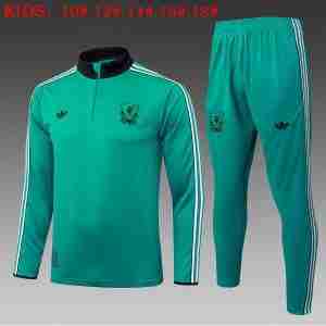 Sudadera Entrenamiento Niños Liverpool 2026 2027 Verde