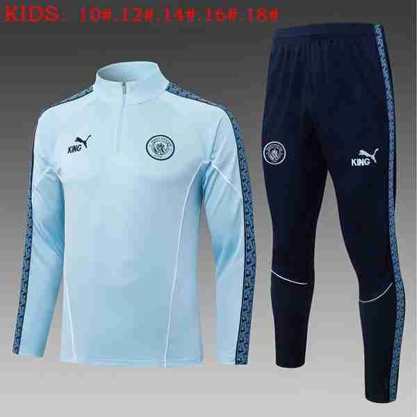 Ninos Sudadera De Training Manchester City 2026-2027 Azul 2 Sudadera Entrenamiento Niños Manchester City 2026 2027