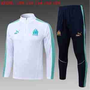Sudadera Entrenamiento Niños Olympique Marsella 2026 2027 Blanco