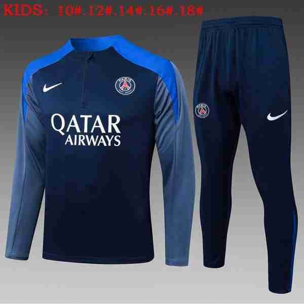Ninos Sudadera De Training PSG 2026-2027 Azul Sudadera Entrenamiento Niños Paris Saint Germain 2026 2027 Azul