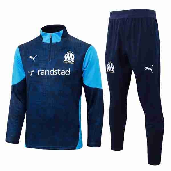 Sudadera De Training Marsella 2026-2027 Azul Sudadera Entrenamiento Olympique Marsella 2026 2027 Azul