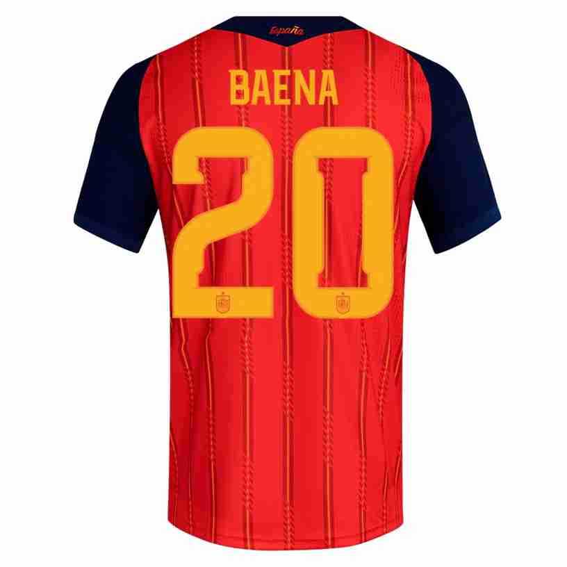 BAENA NO.20 Equipacion España Primera 2026-Versión Jugador BAENA NO.20 Equipacion España Primera 2026-Versión Jugador