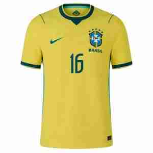CARLOS AUGUSTO NO.16 Equipacion Brasil Primera 2026-Versión Jugador 1 CARLOS AUGUSTO NO.16 Equipacion Brasil Primera 2026-Versión Jugador_1